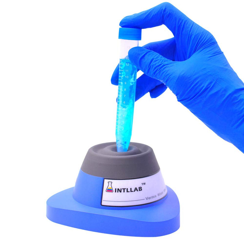 Mini Vortex Mixer with Touch Function, Lab Mixing, Nail Polish,Eyelash Adhesives and Acrylic Paints Mixing, Lab Vortexer for Tubes,Include 120 pcs Stainless Steel Mixing Balls