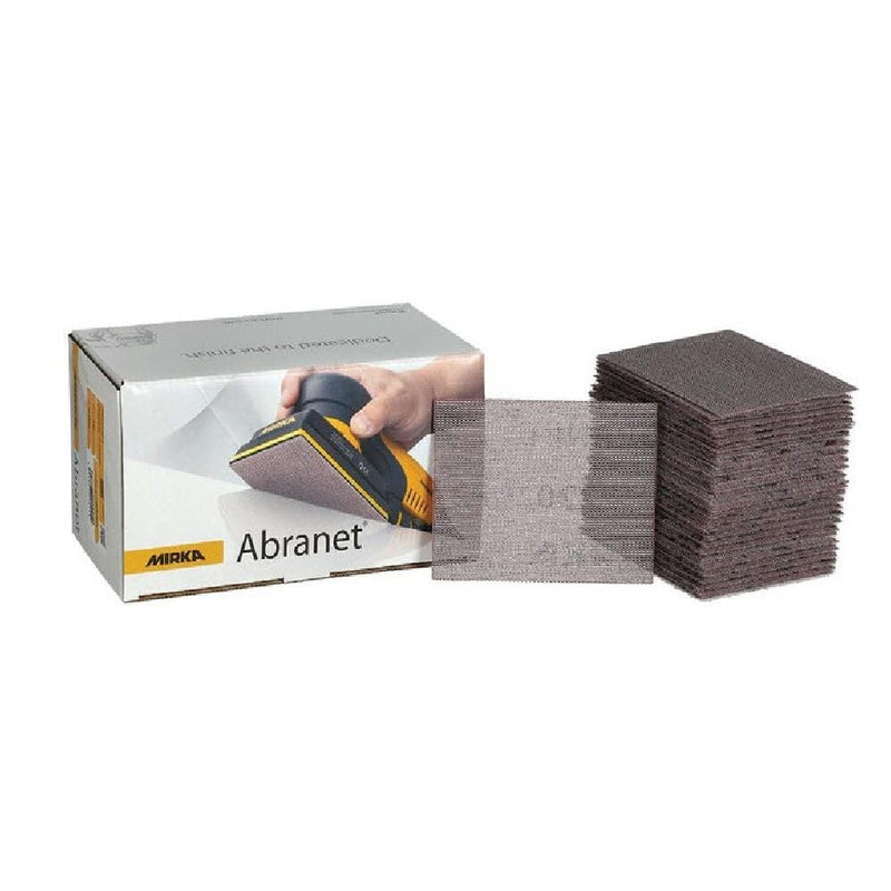 Mirka 9A-129-180 3 x 4-Inch 180 Grit Mesh Abrasive Dust Free Sanding Sheets, Box of 50 Sheets