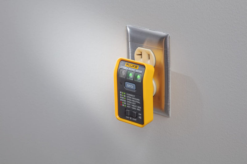 Fluke ST120+ GFCI Socket Tester with Audible Beeper - NewNest Australia