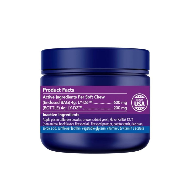 Leap Years Soft Chew Dog Supplement – Supports Healthy Aging, Cognition & Vitality; Veterinarian-Formulated for Brain, Heart & Muscle Health; Powerful NAD+ Boosting & Senolytic Formula, Patent-Pending Small/Medium Breed (less than 54 lbs) - PawsPlanet Australia