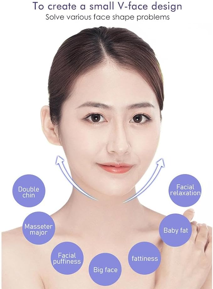 V Line Face Lifting Tape Reusable V Face Bandage Shaper for Women Face Slimming Lift Belt Sleeping Mask Reduces Double Jaw Swelling and Skin Tightening - NewNest Australia