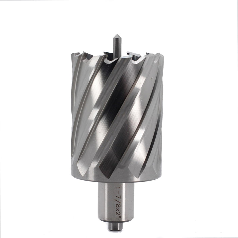 OSCARBIDE 1-7/8" x 2" HSS Annular Cutter 3/4" Weldon Shank Mag Drill Bit | 2 Flat Shank | 1-7/8"Cutting Diameter | 2"Cutting Depth | Burr-Free Holes | Rapid Chip Removal | Precision Ground Edges