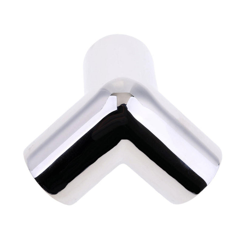 1Pcs Boat Marine 316 Stainless Steel 7/8"(22mm) 3 Way Corner Elbow Handrail Rail Tee Fitting 90 Degree 25.4mm /1"