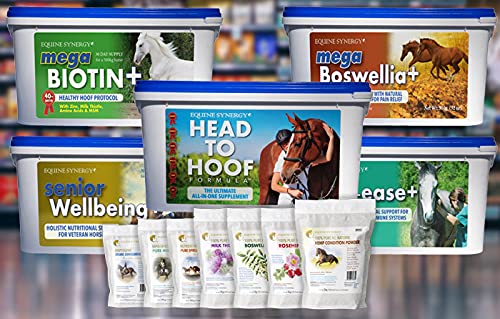100% Pure Stone-ground Milk Thistle for Horses 1kg - Equine Detoxification, immune support and liver health - PawsPlanet Australia