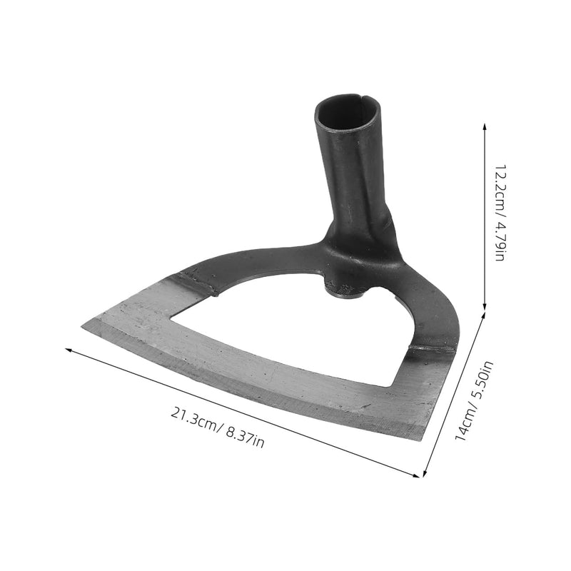 Hollow Garden Hoe Small Hoe Garden Tool Carbon Steel Farm Tool for Weeding Soil Loosening and Cultivating, 8.38X5.51 Inches 21.3x14cm hollow