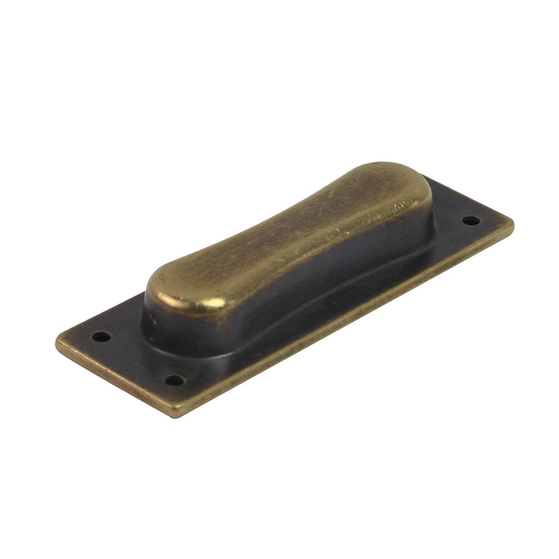 2 Pcs Door Edge Pull,Antique Recessed Finger Pulls for Sliding Door,Cabinet Drawer Closet Door Pulls Handles