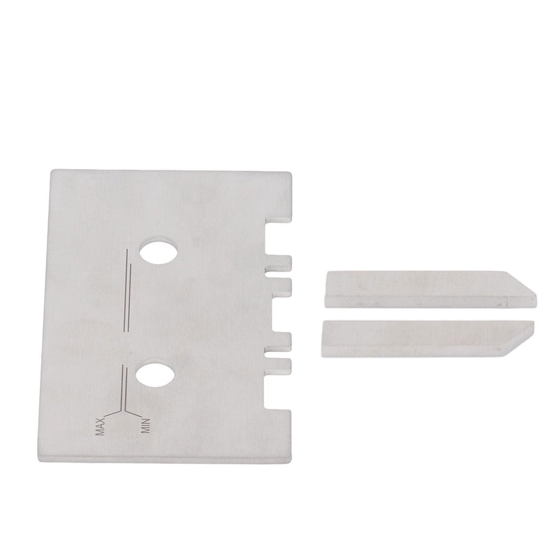 1 Set Head and Guide Gauge, Cassette Head and Guide Gauge Set for Student for for TEAC for BASF for Nagar Mechanical Alignment High Accuracy with Check
