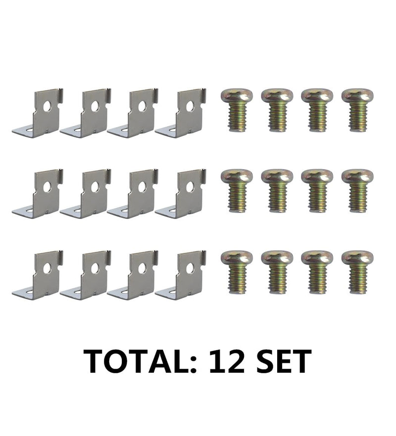 12pcs MHS012 Power Supply Fixing Bracket, Switching Power Supply Mounting Brackets, Switching Power Supply Fixing Bracket Kit