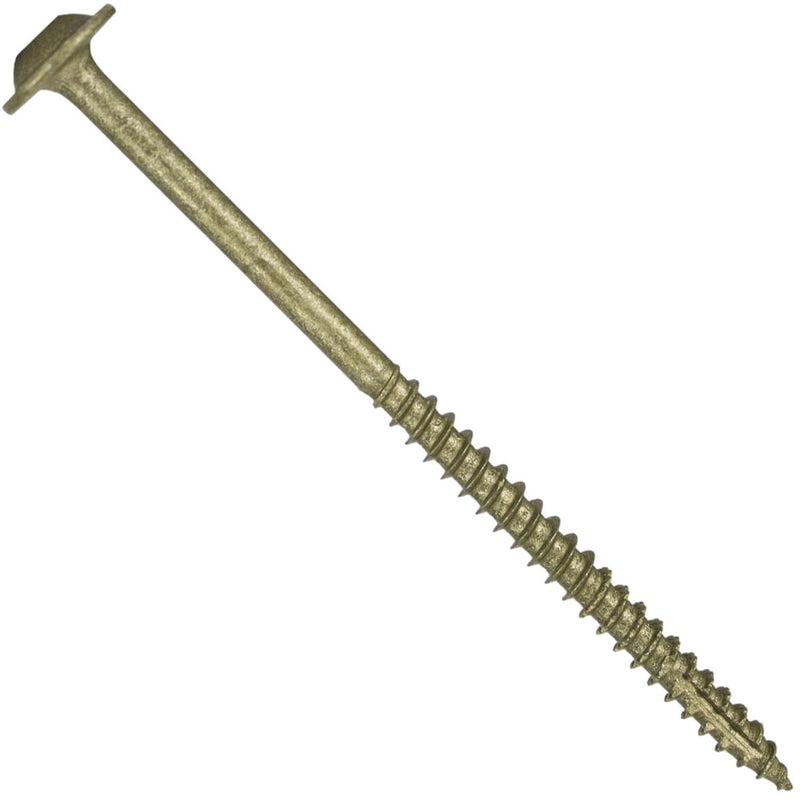 #10 x 3-1/2" Round Head Washer(Modified Truss) Torx/Star Drive Head Wood Screw (1 lb ~54 Screws) Multipurpose Wood Screws for Construction, Cabinets, Furniture & Other Wood Applications