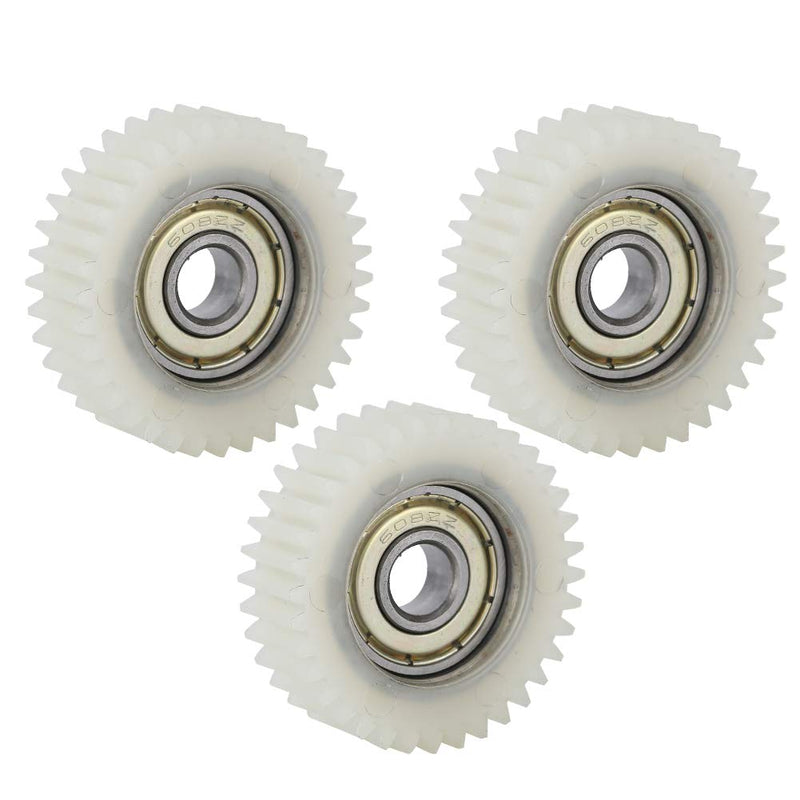 36 Teeths Nylon Gears, Pr 3Pcs 36 Teeth 38mm Nylon Electronic Motor Gears fessional Accessory for Electrical Motor Clutch Gears Nylon 36 Teeth Planetary Gear