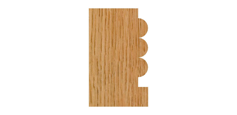 Whiteside Router Bits 3202 Multi-Beading Bit with 1/8-Inch Radius, 7/8-Inch Large Diameter and 1-Inch Cutting Length