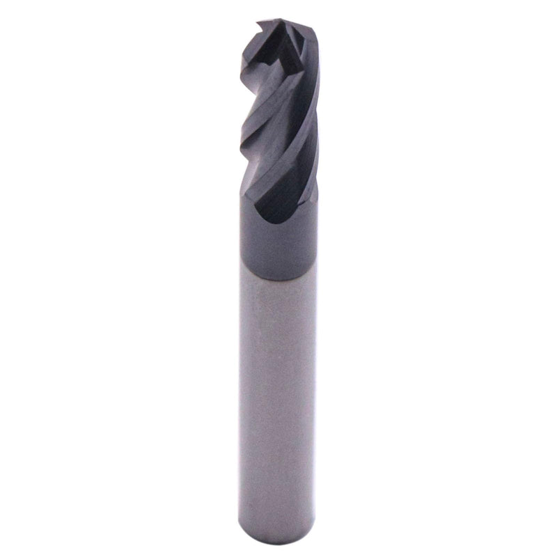 4 Flute 90° Solid Carbide Drill Mill Set(5Pc, 1/4"), AlTiN Coated | 90° Included Angle, 1/4" Cutting Dia, 1/4" Shank, 3/4" LOC, 2-1/2" OAL For Milling Alloy Steel, Carbon Steel, Iron, Copper 5Pcs 1/4"