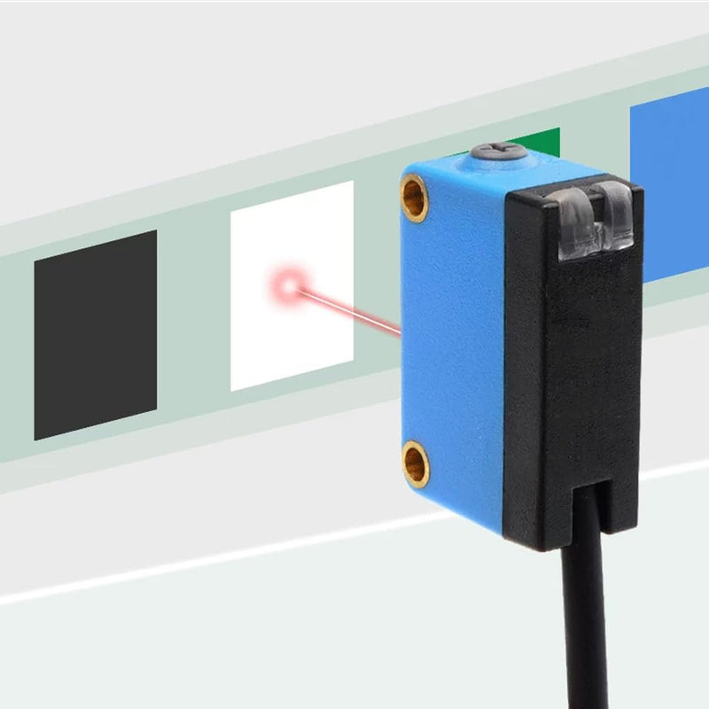 BGX-35N Photoelectric Switch, 2 Pieces | Background Suppression Diffuse, Detection Distance 10-450MM, 12-24 VDC, NPN Output BGX-35N