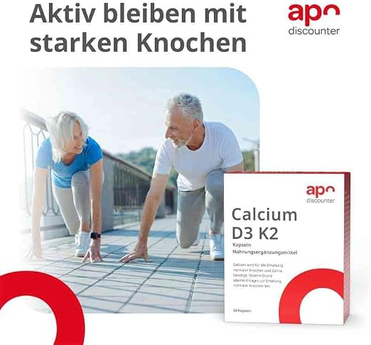 Calcium D3 K2 capsules 60 pieces - NewNest Australia