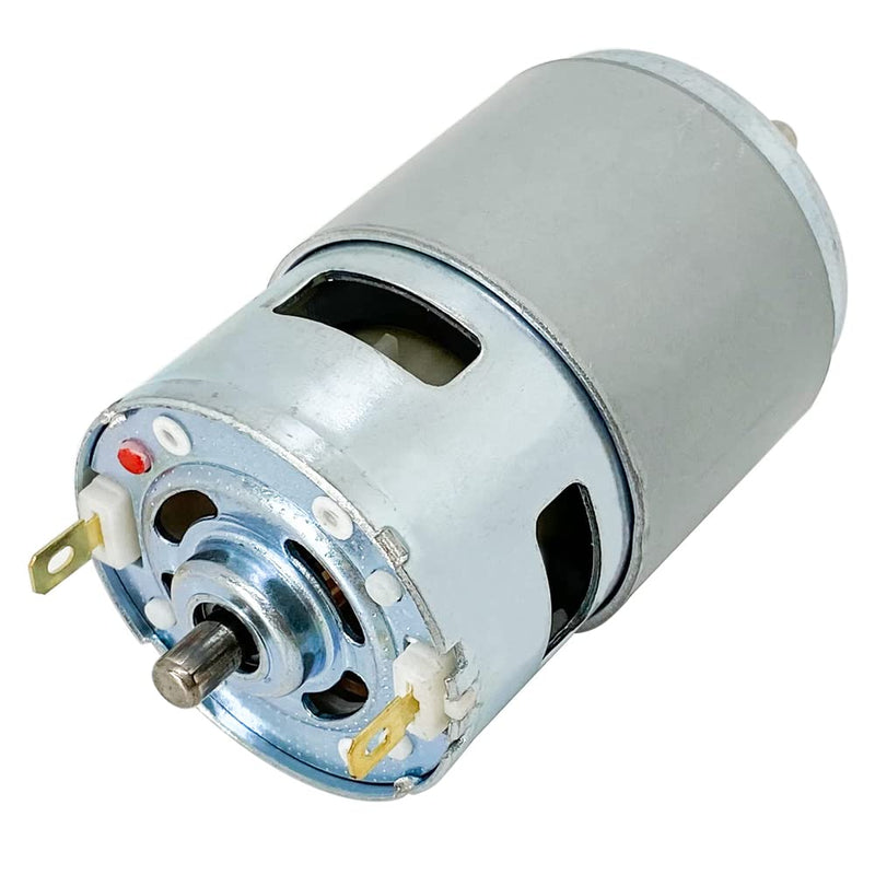 DC 775 Motor 12V-24V 6000-12000RPM 775 Electric Motor Double Ball Bearing High Torque Large Power Low Noise DC Motor with Bracket DIY for Mini Angle Grinder Table Saw Drill Electrical Tools
