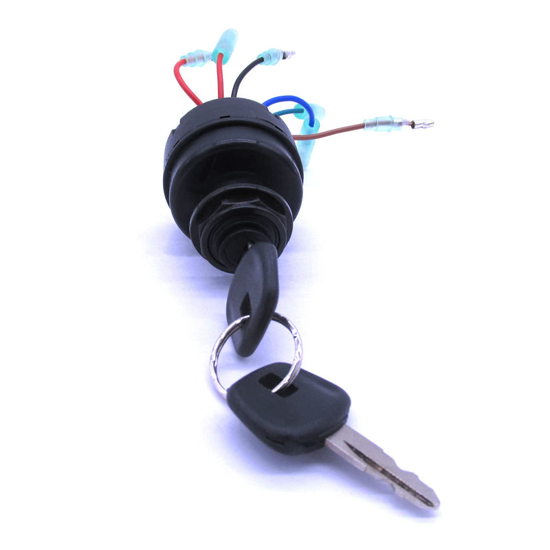 Boat Engine 353-76020-3 353760203 353760203M Main Key Switch for Nissan for Tohatsu / 5040113 for Evinrude Johnson OMC Outboard Motor Lack Push Button Key Switch, 12 Volts