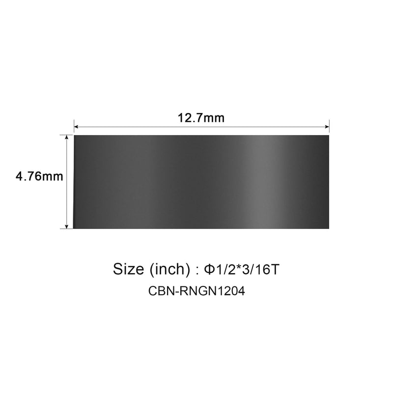 CBN Inserts Turning Milling Tools for Surfacing Cylinder Heads and Blocks，CBN-RNGN1204 (ɸ1/2"X3/16"T) ɸ1/2"X3/16"T CBN