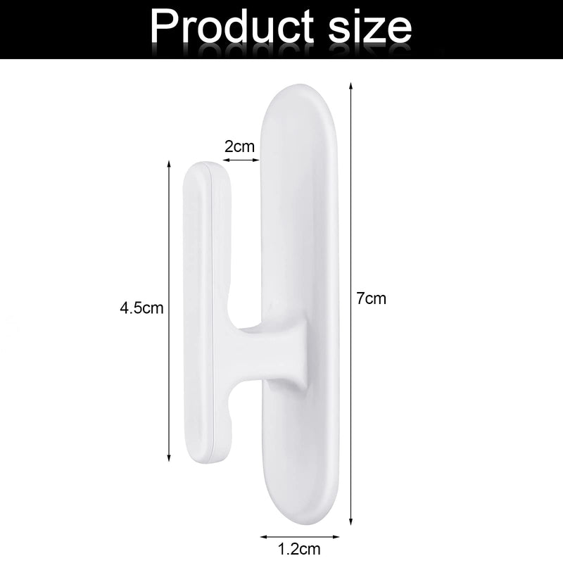 4 Pieces Cord Safety Blind Pull Twister Window Wrap Cleats Blind Holder Curtain Cord Wind Up Baby Child Proofing Window Gate Safety Adhesive Wall Hanging Hooks