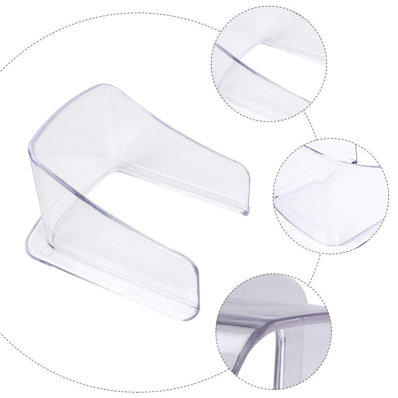 Scicalife Waterproof Doorbell Rain Cover Clear Plastic Protective Shield for Small Access Control Machines Keypad Locks and Attendance Devices Outdoor Weather Resistant