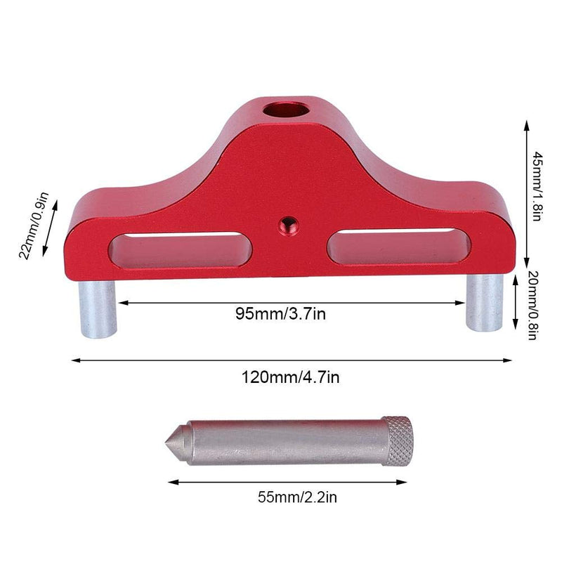 Walfront Woodworking Center Finder Tool Exact Center and Offset Lines Scriber for Drilling Carpentry Construction Marking