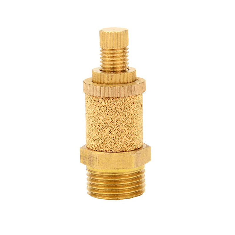 Pneumatic PSB Muffler Silnecer, 3/8" NPT Male Thread Air Flow Control Noise Reducer Muffler (Pack of 2) 3/8" NPT (2 pcs)