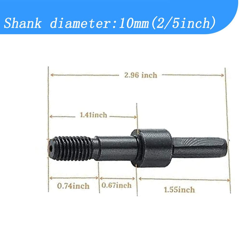 3'' Rotary Grinding Stone, 3/8'' Arbor Abarsive Stone Mounted Grinding Wheel with Connecting Rods for Bench Grinder, Table Grinder, Drill