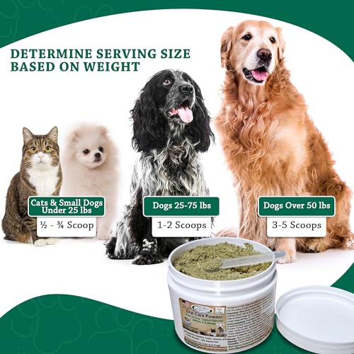 Dog Dental Care Powder – 550 Servings, Medium Size – Tartar and Plaque Remover, Pet Dental Cleaning Powder for Oral Hygiene and Fresh Breath, Teeth Cleaner and Canine Tooth Powder 2.75 Ounce (Pack of 1) - PawsPlanet Australia