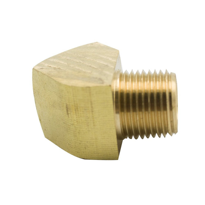 Legines 45 Degree Street Elbow 1/8" NPT Male x 1/8" NPT Female Brass Pipe Fitting (Pack of 2) 1/8" NPT Female x 1/8" NPT Male