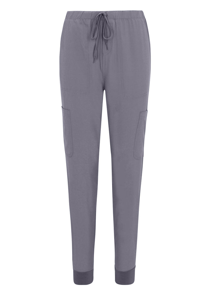 Natural Uniforms Womens Essential Cool Stretch Jogger Scrub Set with Regular and Petite Sizes Charcoal Medium