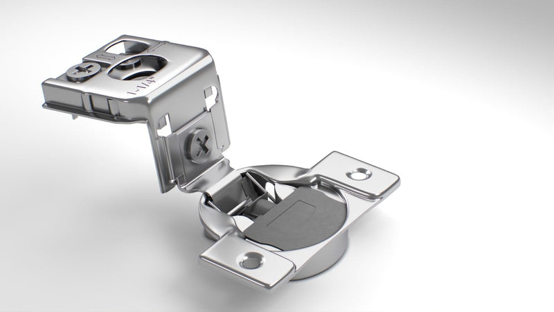 Berta 4-Pack, 1-1/4 inch Overlay Soft Closing Face Frame Cabinet Hinges, 105 Degree 6-Ways 3-Cam Adjustment Concealed Kitchen Cabinet Door Hinges with Screws (1-1/4 in. Overlay, 4 Pieces) 1-1/4 in. Overlay