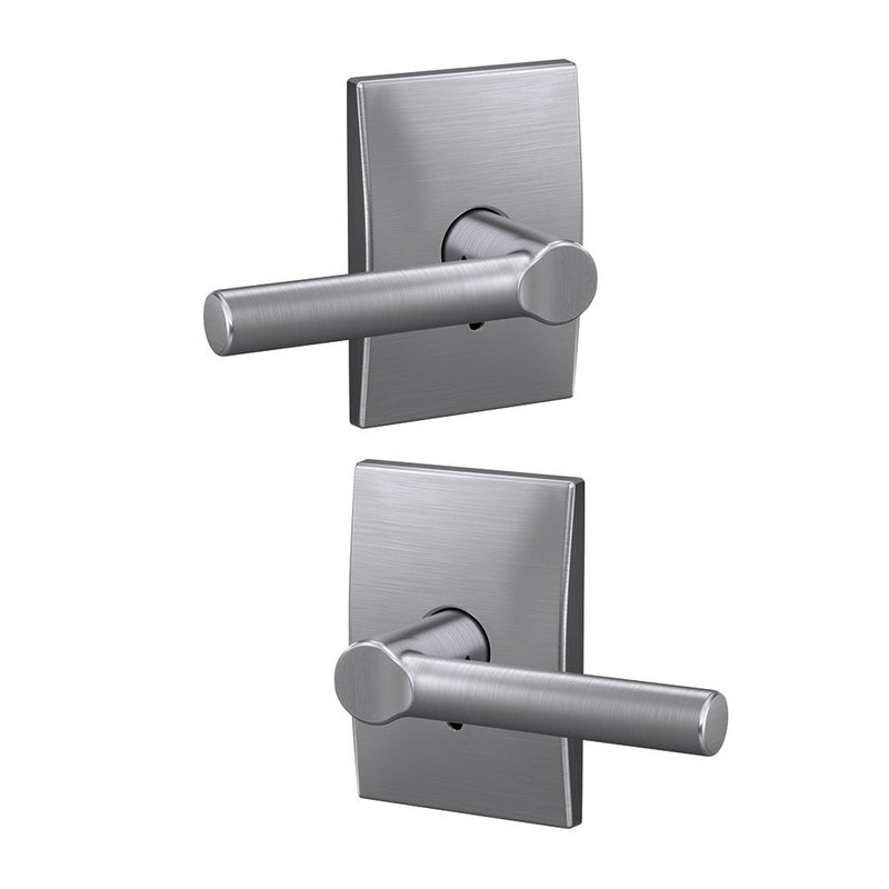 Schlage Custom FC172 BRW 626 CEN Broadway Non-Turning Lever with Century Trim, Satin Chrome Inactive