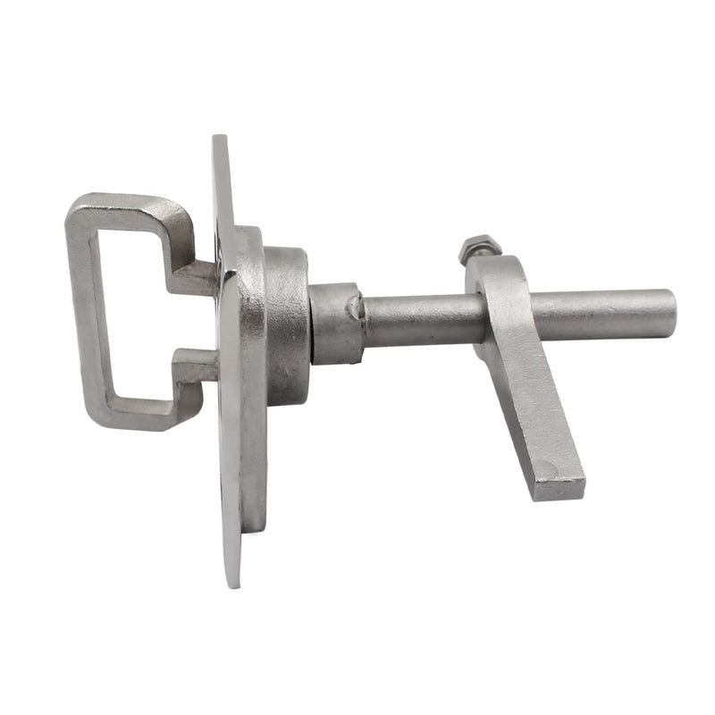 SHENGHUISS Boat Cam Latch Locking Marine Hatch Handle Heavy Duty Stainless Steel 316 Turning Lock Lift Ring W/Screws