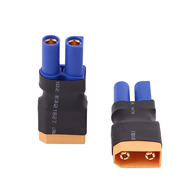 2pcs Male XT90 XT-90 to Female EC5 Connector Adapter(C103-2)