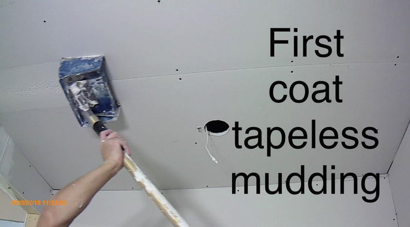 Tape in Mud™ 2025 Version-Fiber Reinforcement additive to Drywall Taping Compound-Finish Drywall Joints Without Tape-Tapeless Drywall Finishing - No More Taping -Save 40% of Labor-6bags/pack 6