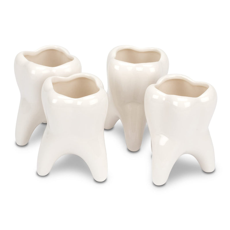 Practicon 9099210 Mini Molar Vase, Pack of 4