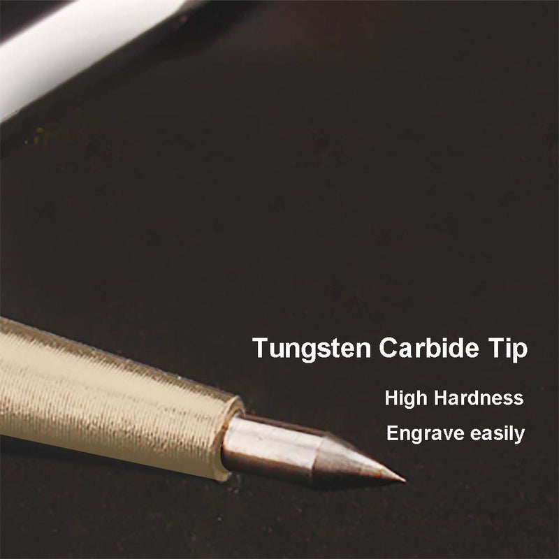 VebaCidi Scribe Tool, 2 Pieces Tungsten Carbide Tip Scriber, Engraved Pen for Tile/Glass/Wood/Ceramics/Metal/Gold/Welding - NewNest Australia