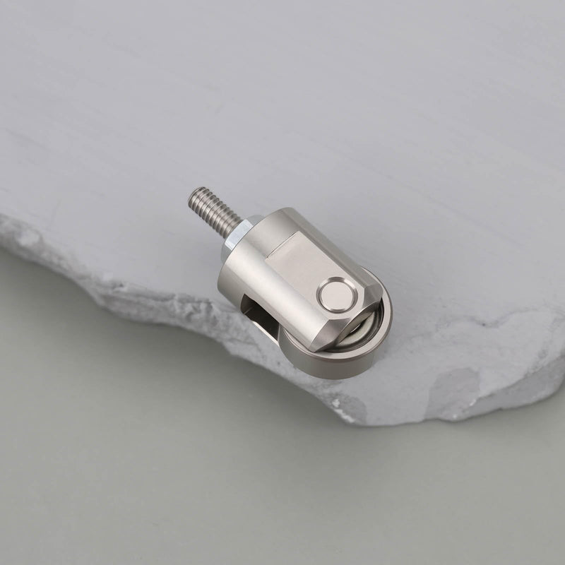 2pcs M2.5 Dial Indicator Point Roller Measuring Head Contacting Tip 2