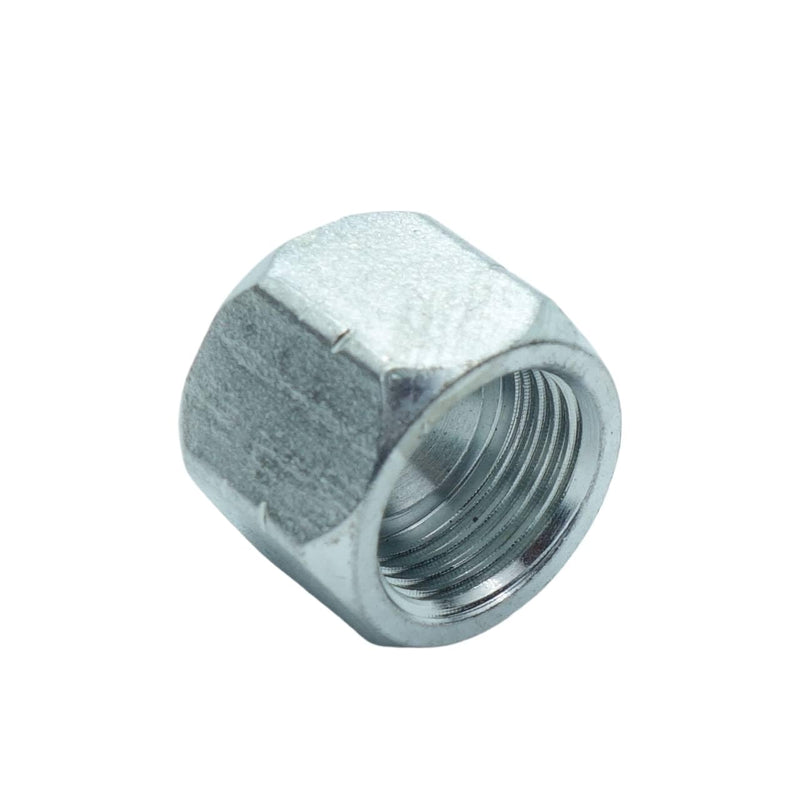 5 Pcs 1/2" Tube OD JIC Flared Tube Fitting Cap Nut Steel Hydraulic Adapter 1/2" JIC Cap 5