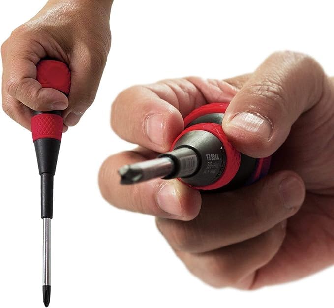 VESSEL BALL GRIP JISDRIVE Screwdriver 4PC. Set