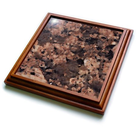 3dRose trv_97951_1 Giallo Fiorito Granite Print Trivet with Ceramic Tile, 8 x 8", Natural