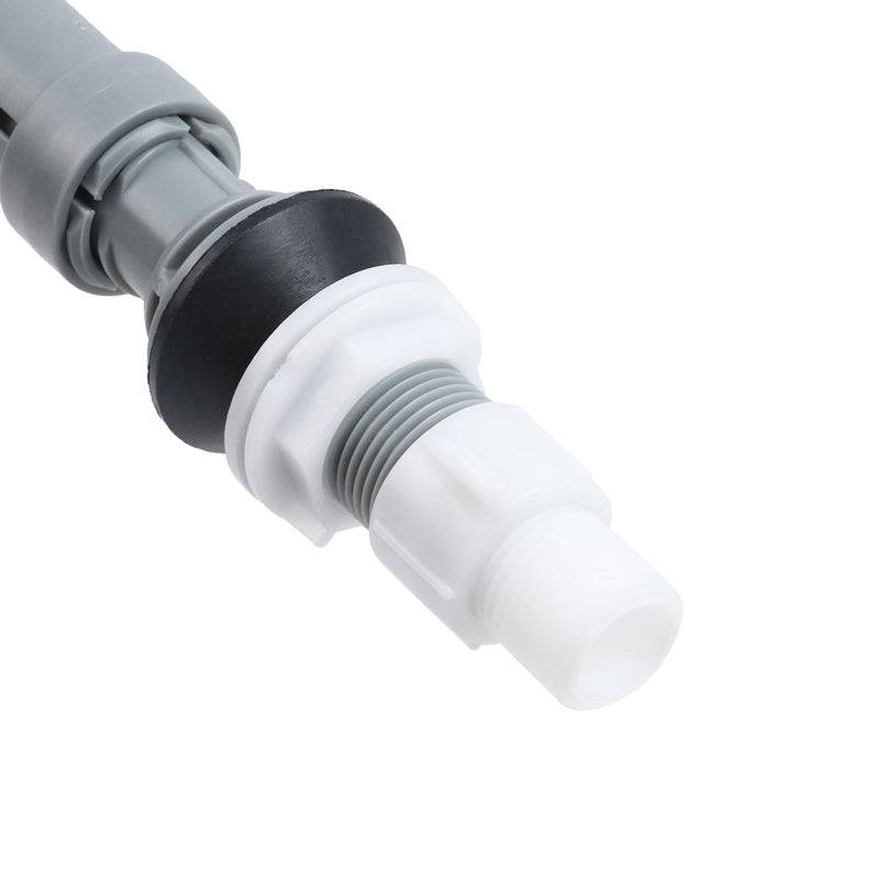 KUMGROT Universal Toilet Fill Valve Replacement Kit Black Easy Installation Toilet Parts Inside Tank Kits with Reducing Coupling with Coupling