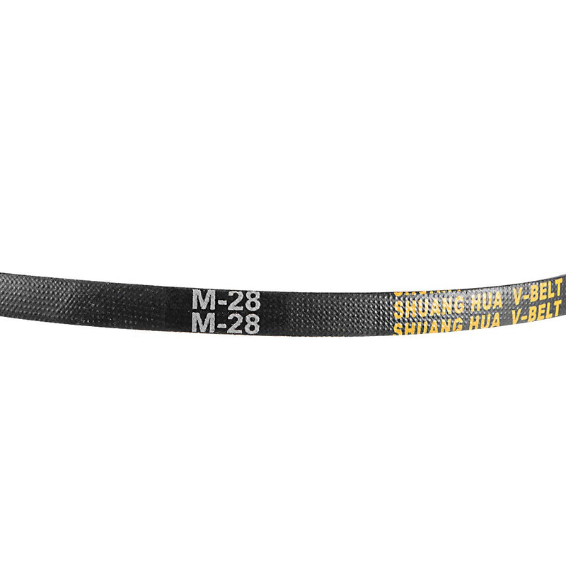 uxcell M-28 Drive V-Belt Industrial Power Rubber Transmission Belt 28 inch Pitch Girth 10mm Width 5.5mm Height JIS Standard 2pcs 28"