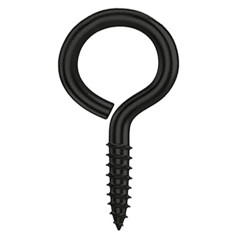 Axe Sickle Black 1 Inch Metal Screw Eye Pins Hooks Mini for DIY Jewelry Making, Arts & Crafts Project, 100 Pcs