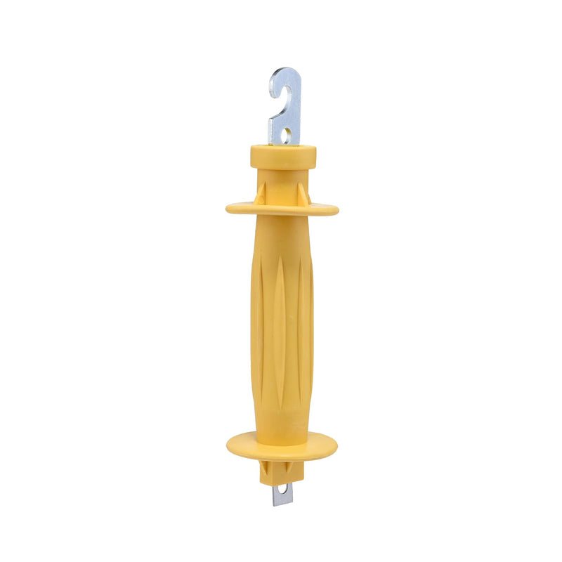 12 Pcs Eelectric Fence Spring Gate Handle for Electric Fence，Electric Fence Heavy Duty Gate Handle(Yellow) 12