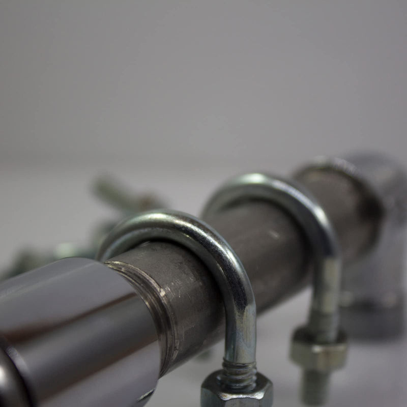 uxcell Round U-Bolts, 6 Sets 27mm(1.06") Inner Width 45mm Length M6 304 Stainless Steel U Clamp Bolt with Nuts and Plates, for Boat Trailer M6 x 25mm Inner Width x 45mm Length