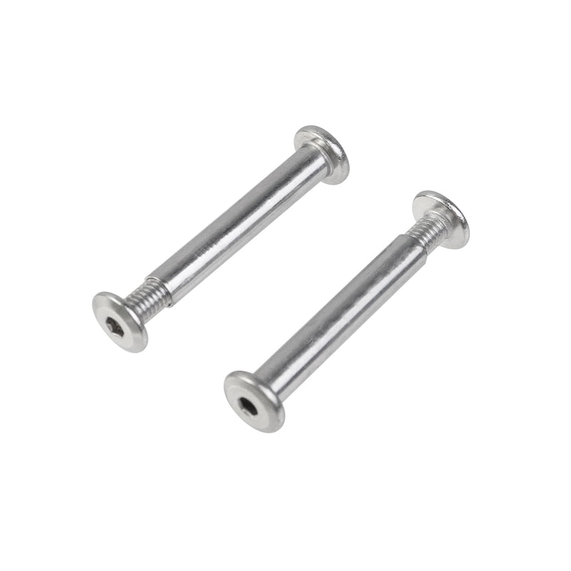 Oedema 20 Sets M5×10mm Silver Screw Rivets Φ6×35mm Furniture Nuts Stainless Steel Binding Post Screw for Leather Binding, Furniture M5×10mm, Φ6×35mm