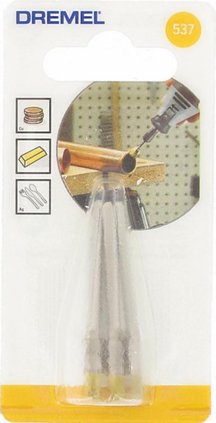 Dremel 537-02 Brass Brushes (2 Pack), 1/8" Diameter 2-Piece Brass Brush 1/8"