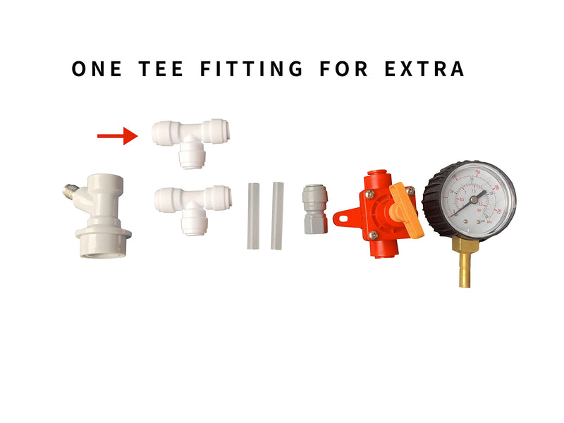 BlowTie Diaphragm Ball Lock Keg Beer Spunding Valve For Brewing Complete Kit for Home Brewing Beer Spunding Valve Corny keg Ferment CO2 Constant pressure valve
