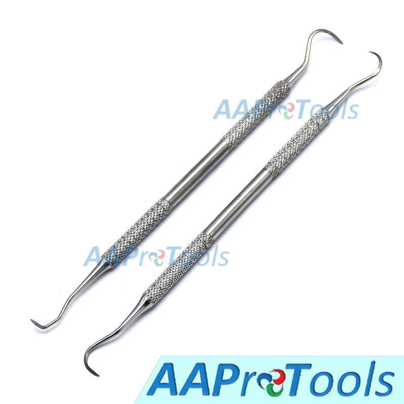 Dental Scaler Anterior Posterior New Periodontics Instrument 2 Pcs Set Sickle H6/h7, Jaquette U15/30