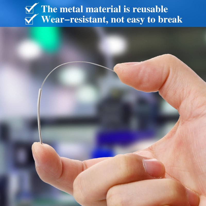 50 Pieces 3D Printer Nozzle Cleaning Kit,0.4 mm Stainless Steel Needles Cleaner 3D Printer Nozzle Cleaner 3D Printer Accessory 0.4mm / 50 Pieces